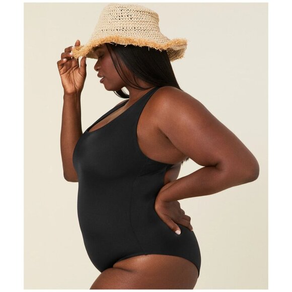 NWT Andie Swim | The Tulum One Piece in Flat Black (XXL) - Picture 13 of 16